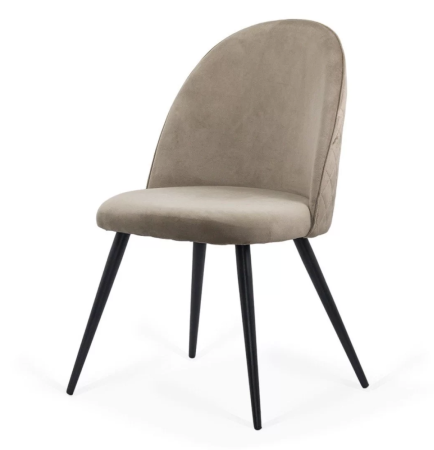 Scaun dining Eden, bej, catifea [3]