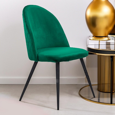 Scaun dining Eden, verde, catifea [1]