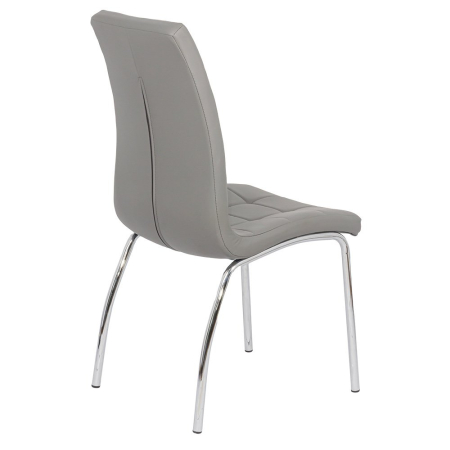 Scaun dining Iunia, gri, plastic [2]
