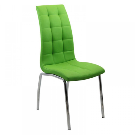 Scaune de bucatarie - Scaun dining Iunia, verde, plastic