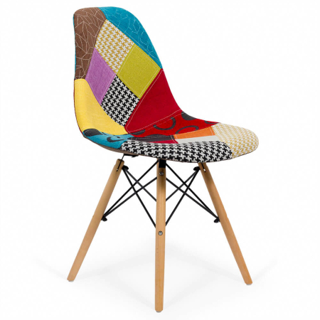 Scaune de bucatarie - Scaun dining Juno 194, multicolor, stofa