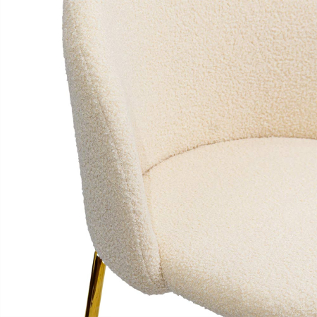 Scaun dining Mara, bej, boucle [1]