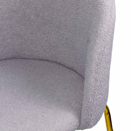 Scaun dining Mara, gri, boucle [1]