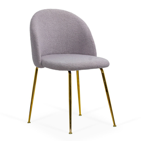 Scaune de dining - Scaun dining Mara, gri, boucle