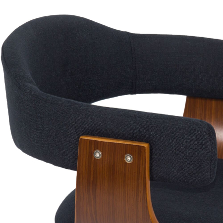 Scaun dining Nora, negru, stofa [1]