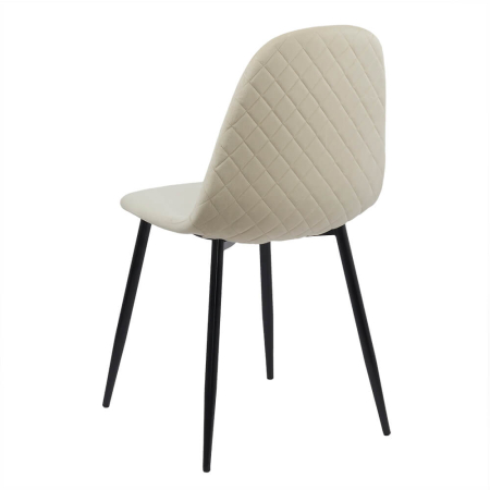 Scaun dining Olivia, crem, catifea [1]