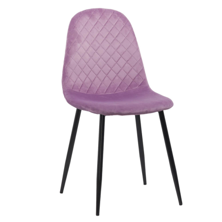 Scaune de bucatarie - Scaun dining Olivia, mov, catifea