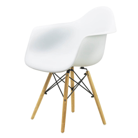 Scaun dining Sabina, alb, plastic [1]
