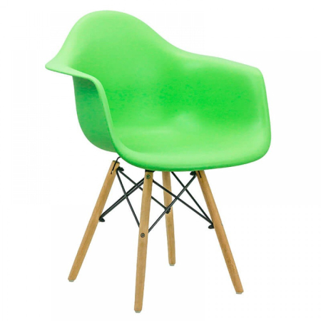 Scaune de bucatarie - Scaun dining Sabina, verde, plastic