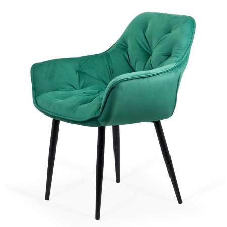 Scaun dining Sophia, verde, catifea [1]