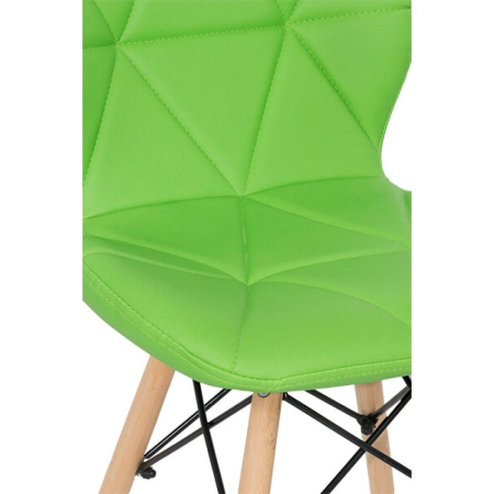 Scaun dining Uma, verde, piele ecologica [1]