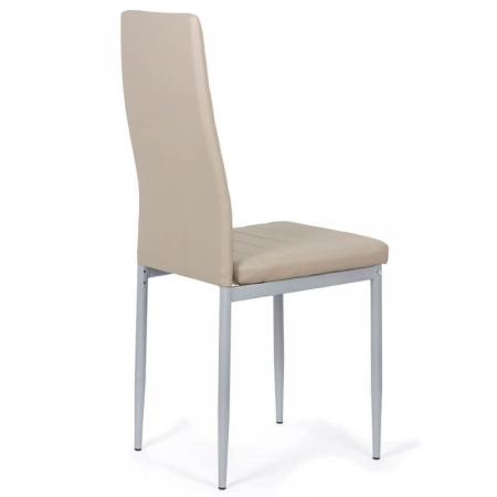 Scaun dining Vera 183, bej, piele ecologica [1]