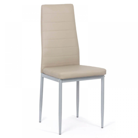 Scaune de bucatarie - Scaun dining Vera 183, bej, piele ecologica