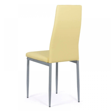 Scaun dining Vera 183, crem, piele ecologica [2]