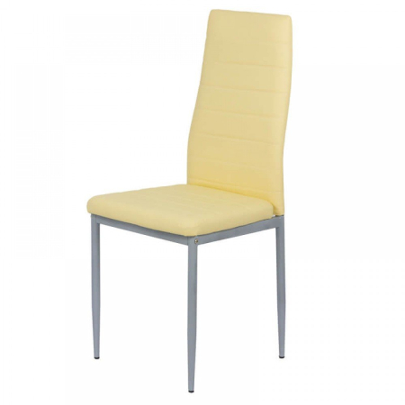 Scaun dining Vera 183, crem, piele ecologica [1]
