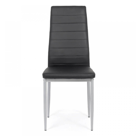 Scaun dining Vera 183, negru, piele ecologica [1]