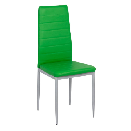 Scaune de bucatarie - Scaun dining Vera 183, verde, piele ecologica