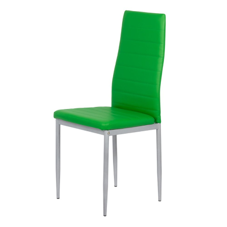 Scaun dining Vera 183, verde, piele ecologica [2]