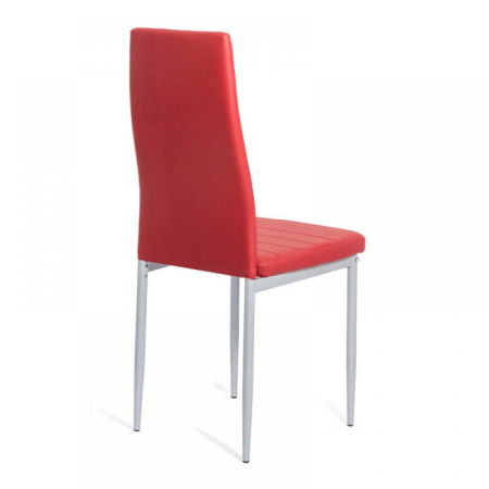 Scaun dining Vera 183, visiniu, piele ecologica [1]