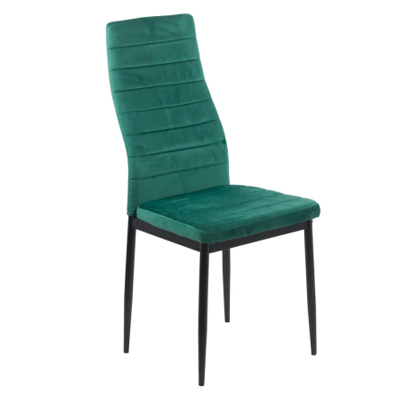 Scaune de bucatarie - Scaun dining Vera, verde, catifea