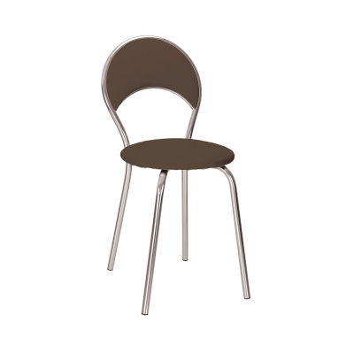 Scaune de bucătărie - Scaun dinning / bucatarie Acvarium Plus, Maro piele ecologica