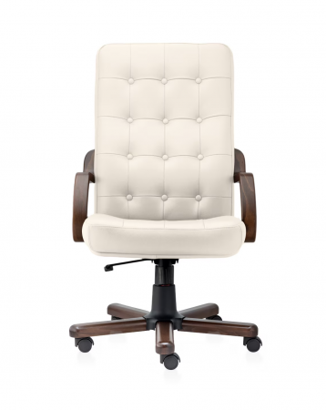 Scaune directoriale - Scaun directorial ATLAS EXTRA  piele naturala, Crem