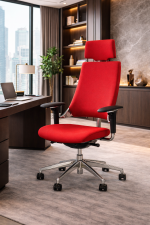 Scaun directorial CEO, Rosu stofa contract [3]