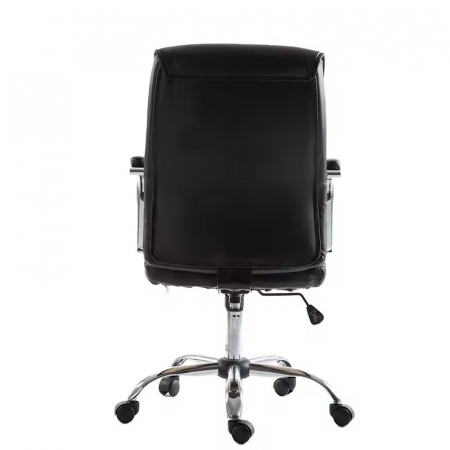 Scaun directorial DEAL, mecanism TILT, Negru, Piele ecologica [4]