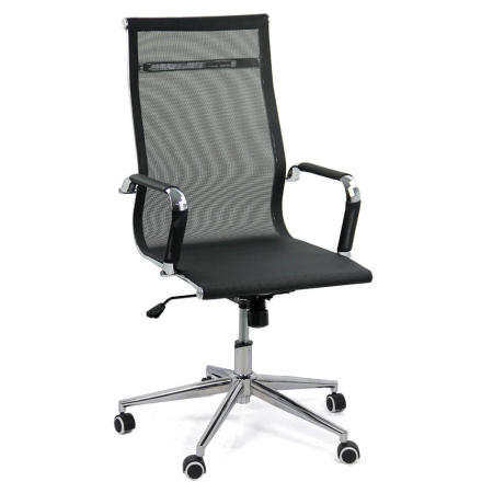 Scaune de birou - Scaun directorial Elite 190, negru, plasa