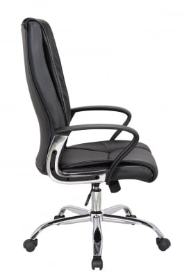 Scaun directorial ergonomic FIRENZE, PU, Negru [2]