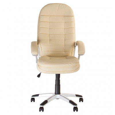 Scaun directorial EXPRESS, Crem piele ecologica [1]