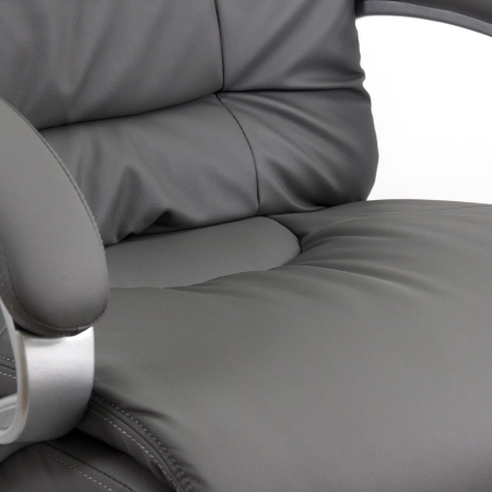 Scaun directorial Nexus 118, gri, piele ecologica [2]