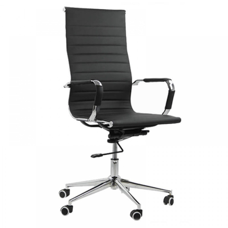 Scaune de birou - Scaun directorial Regal 188, negru, piele ecologica