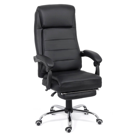 Scaune de birou - Scaun directorial Vega 110, negru, piele ecologica