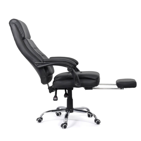 Scaun directorial Vega 110, negru, piele ecologica [1]