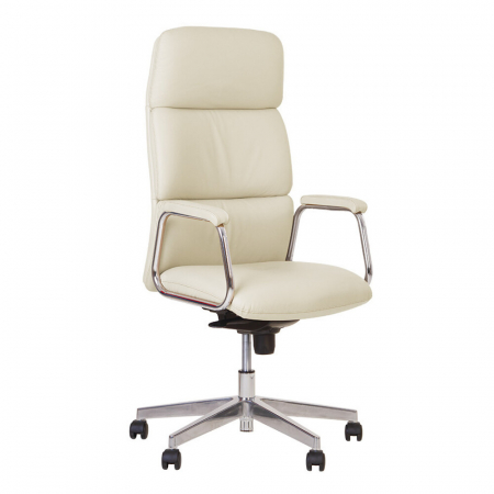 Set 2 scaune directoriale VEGAS, Crem, piele ecologica [1]