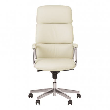 Set 2 scaune directoriale VEGAS, Crem, piele ecologica [2]