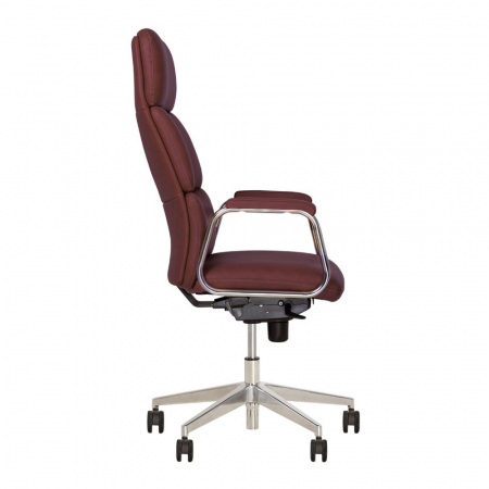 Set 2 scaune directoriale VEGAS, Bordo, piele ecologica [4]