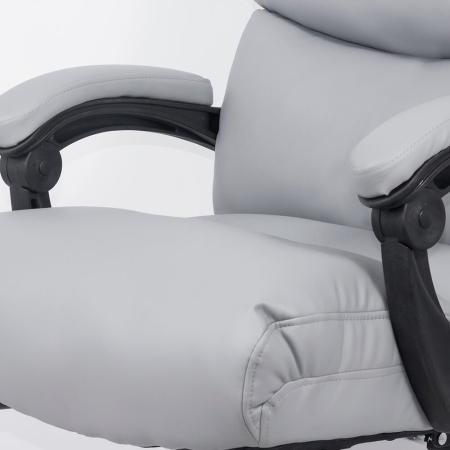 Scaun directorial Zenith 108, gri, piele ecologica [2]