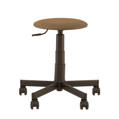 Scaune de birou - Scaun laborator PRACTIC LAB GTS, Maro piele ecologica