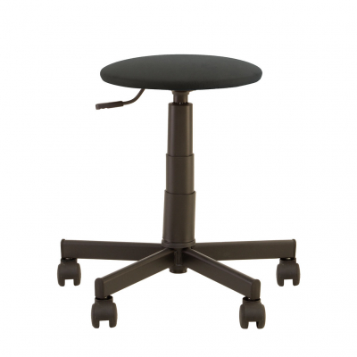 Scaune de birou - Scaun laborator PRACTIC LAB GTS, Negru piele ecologica