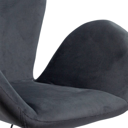 Scaun Plus 186, gri, catifea [1]
