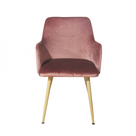 Scaun tip fotoliu dining/bucatarie GEMA, Catifea, Carmin [1]