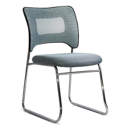 Scaune de conferinta - Scaun vizitator Bristol, gri inchis, plasa