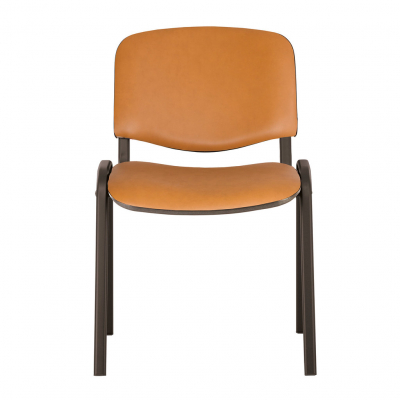 Scaun vizitator GOA BLACK, Aramiu piele ecologica [1]