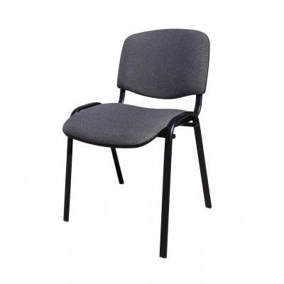 Scaun vizitator GOA BLACK, Gri stofa cagliari [1]