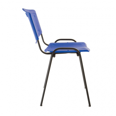 Scaun vizitator GOA BLACK Plast, Albastru [2]