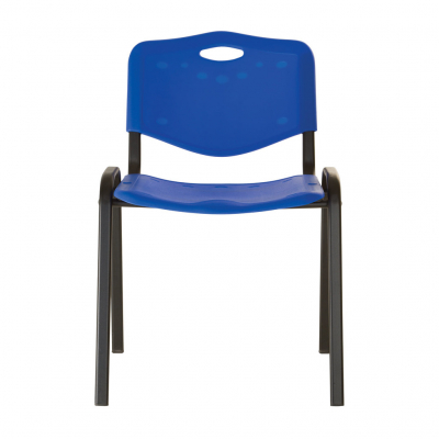 Scaun vizitator GOA BLACK Plast, Albastru [1]