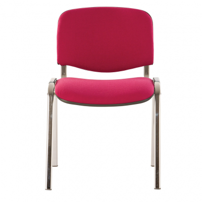 Scaun vizitator GOA CHROME, Bordo stofa cagliari [1]