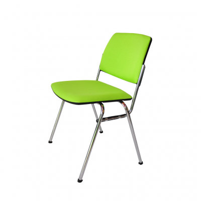 Scaun vizitator LAZARO CHROME, Lime stofa fiji [1]